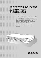 Casio XJ-S31 Guia Del Usuario