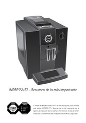 Jura IMPRESSA F7 Manual Del Usuario