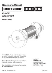 Craftsman BOLT ON 26993 Manual Del Operador