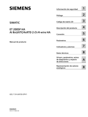 Siemens 6DL1134-6AF00-0PH1 Manual De Producto