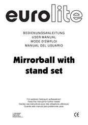 EuroLite Set bola de espejos con soporte Manual Del Usuario