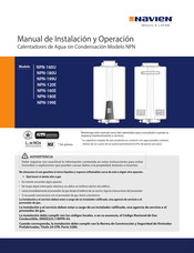 Navien NPN-160U Manual De Instalación Y Operación