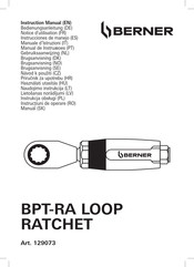 Berner BPT-RA Instrucciones De Manejo