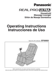 Panasonic REAL PRO ULTRA EP30003 Instrucciones De Uso