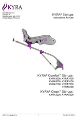 KYRA MEDICAL Comfort Stirrups KYRA5000 Instrucciones De Uso