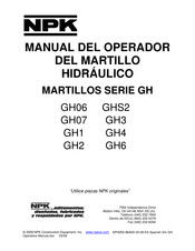 NPK GH2 Manual Del Operador