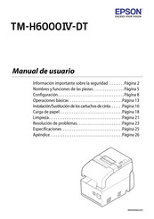 Epson TM-H6000IV-DT Manual De Usuario