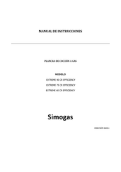 Simogas EXTREME 75 CR EFFICIENCY Manual De Instrucciones