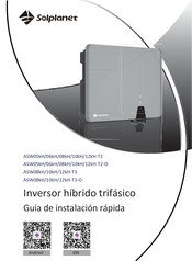 Solplanet ASW05kH-T2-O Guía De Instalación Rápida