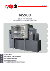 MSG Equipment MS900 Manual De Usuario