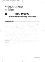 Avidsen 102202 Manual De Instalación Y Utilizacion