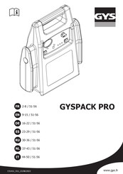 GYS GYSPACK PRO Manual De Instrucciones