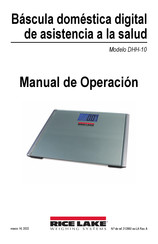 Rice Lake DHH-10 Manual De Operación