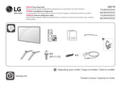 LG 75UR640S0UD Guía Rápida De Configuración