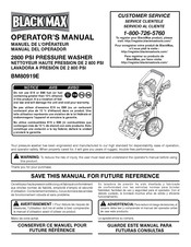 Black Max BM80919E Manual Del Operador