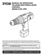 Ryobi HP61 Manual De Operación