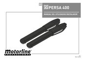 Motorline professional PERSA 400 Manual Del Utilizador/Instalador