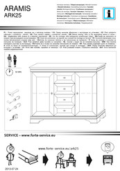 Forte ARAMIS ARK25 Instrucción De Montaje