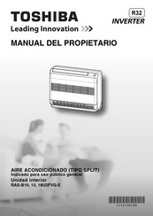 Toshiba RAS-B10 Serie Manual Del Propietário