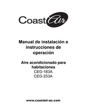 Coast Air CEG-253A Manual De Instalación E Instrucciones De Operación