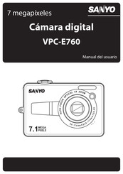 Sanyo VPC-E760 Manual Del Usuario