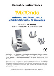 Mx Onda MX-TF1922TRIO Manual Del Usuario