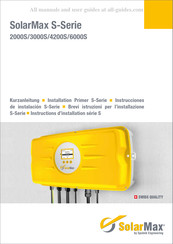 Sputnik Engineering SolarMax S Serie Instrucciones De Instalación