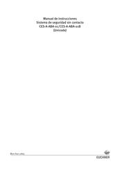 EUCHNER CES-A-ABA-01B Manual De Instrucciones