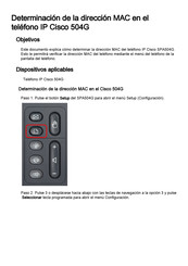 Cisco 504G Instrucciones