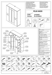 Dedeman FELIX 4K2O Instrucciones De Montaje