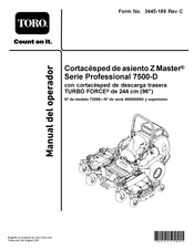 Toro Professional Serie Manual Del Operador