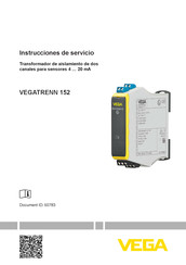 Vega VEGATRENN 152 Instrucciones De Servicio