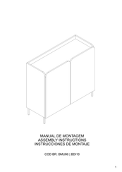 BRV MÓVEIS BMU86 Instrucciones De Montaje