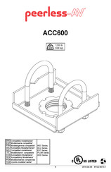 peerless-AV ACC600 Instrucciones De Montaje