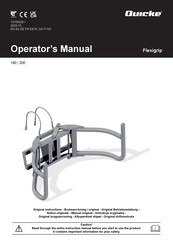 Quicke Flexigrip 160 Manual Del Operador