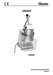 Bartscher GMS600 Manual De Instrucciones