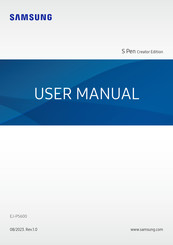 Samsung S Pen Creator Edition Manual Del Usuario