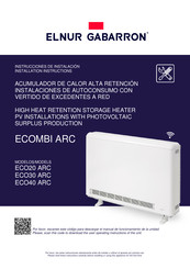 Elnur Gabarron ECOMBI ECO40 ARC Instrucciones De Instalación