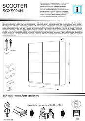 Forte SCOOTER SCXS924H1 Instrucciones De Montaje