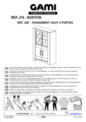 Gami BOSTON J74-250 Instrucciones De Montaje