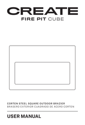 Create FIRE PIT CUBE Manual Del Usuario