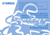 Yamaha YFM35FGIA Manual Del Propietário