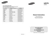 Samsung LE32R3 Manual Del Propietário