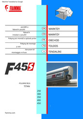 Fiamma F45S 250 Instrucciones De Uso