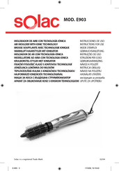 SOLAC E903 Instrucciones De Uso