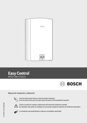Bosch Easy Control WTD27 AM1 E23 Manual De Instalación Y Utilizacion