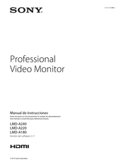 Sony LMD-A220 Manual De Instrucciones