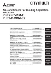 Mitsubishi Electric City Multi PLFY-P-VCM-E2 Serie Manual De Instrucciones