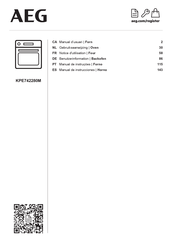 Aeg KPE742280M Manual De Instrucciones