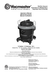 Vacmaster VJH1211PF 0204 Manual Del Usuario